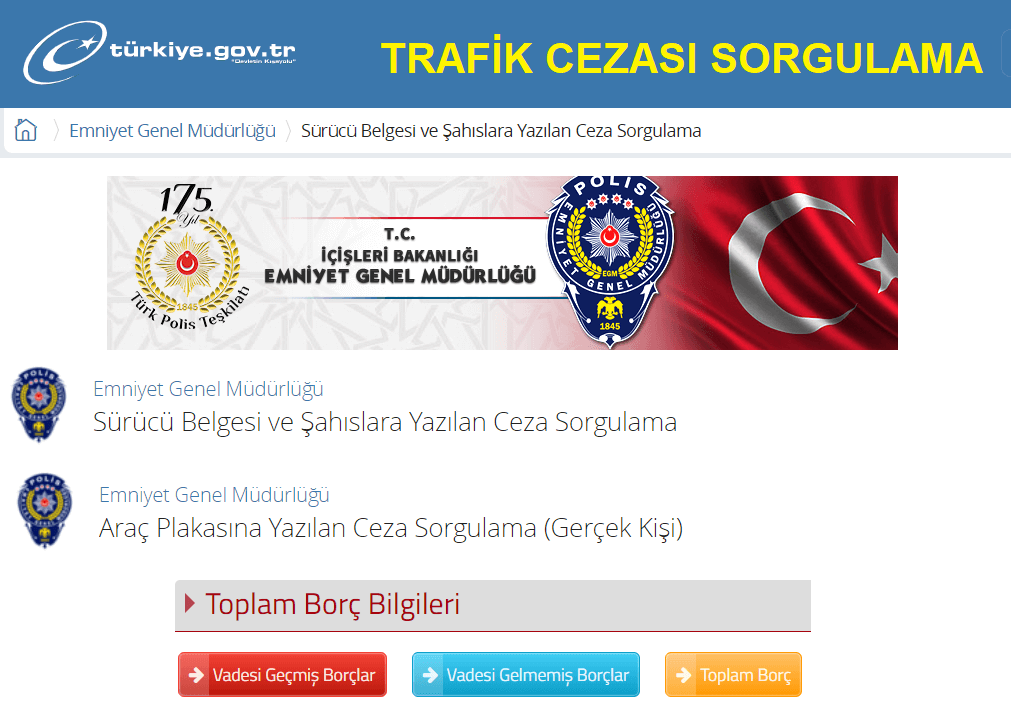 Trafik Cezası Sorgulama